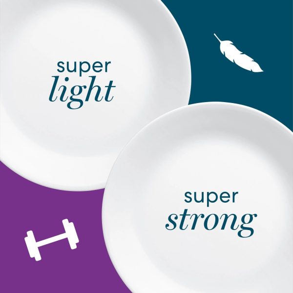 Corelle Dinnerware- Lightweight Winter Frost White 6.75 Appetizer Plate Corelle Dinnerware- Lightweight Winter Frost White 6.75 Appetizer Plate