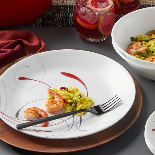 Corelle Dinnerware- Lightweight Square Splendor 12-piece Dinnerware Set, Service for 4
