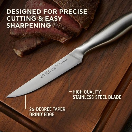 Corelle Dinnerware- Lightweight Insignia Steel? 4-piece Steak Knife Set