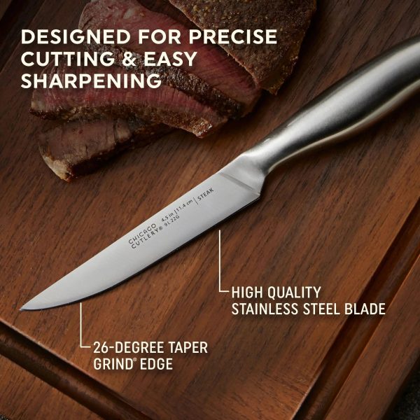 Corelle Dinnerware- Lightweight Insignia Steel® 4-piece Steak Knife Set