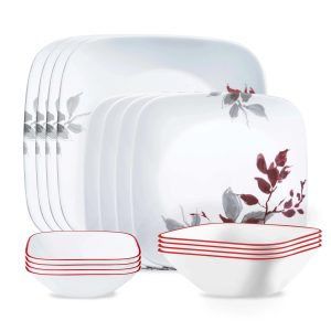 Corelle Dinnerware- Lightweight Laila 18-piece Dinnerware Set, Service for 6