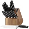 Corelle Dinnerware- Lightweight Insignia Classic 18-piece Block Set with Built-in Sharpener