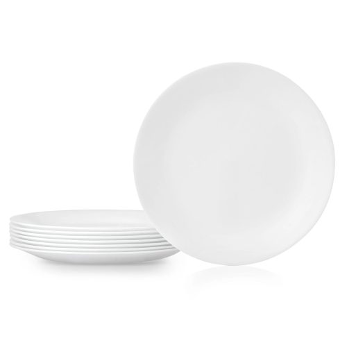 Corelle Dinnerware- Lightweight Pure White 10.5 Dinner Plate