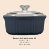 Corelle Dinnerware- Lightweight French Colors 1.5-quart Round Baking Dish, Navy