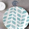 Corelle Dinnerware- Lightweight Global Collection Northern Pines 6.75 Appetizer Plates, 6-pack