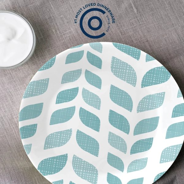 Corelle Dinnerware- Lightweight Global Collection Northern Pines 6.75 Appetizer Plates, 6-pack