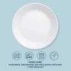 Corelle Dinnerware- Lightweight Winter Frost White 16-piece Mugless Dinnerware Set, Service for 4
