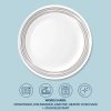Corelle Dinnerware- Lightweight Brushed Silver 8.5 Salad Plate