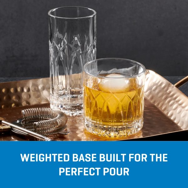 Corelle Dinnerware- Lightweight Traze PST Rocks Glasses (4-Pieces), 12-ounce, Dishwasher Safe Corelle Dinnerware- Lightweight Traze PST Rocks Glasses (4-Pieces), 12-ounce, Dishwasher Safe