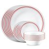 Corelle Dinnerware- Lightweight Logan 18-pc Dinnerware Set, Service for 6