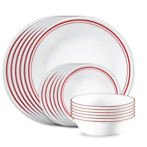 Corelle Dinnerware- Lightweight Logan 18-pc Dinnerware Set, Service for 6