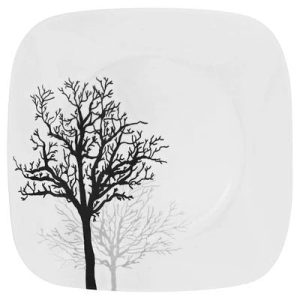 Corelle Dinnerware- Lightweight Timber Shadows 12-piece Dinnerware Set, Service for 4