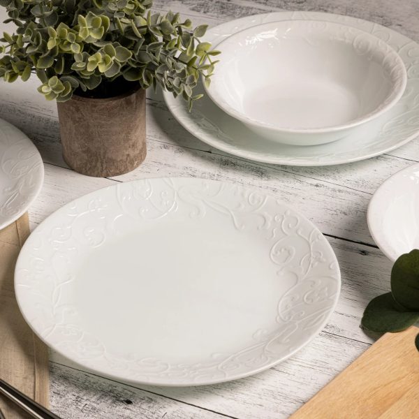 Corelle Dinnerware- Lightweight Bella Faenza 18-piece Dinnerware Set, Service for 6