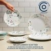Corelle Dinnerware- Lightweight Wildflower Scatter 6.75 Appetizer Plate