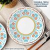 Corelle Dinnerware- Lightweight Global Collection Terracotta Dreams, 8.5″ Salad Plates, 6-pack