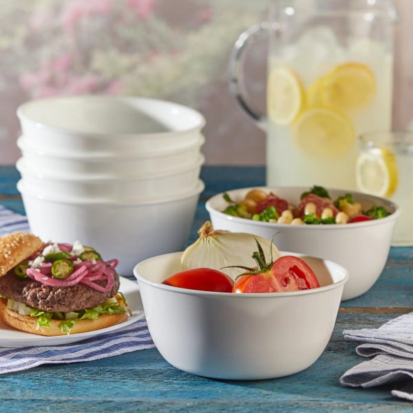 Corelle Dinnerware- Lightweight Winter Frost White 28-ounce Large Soup Bowls, 6-pack Corelle Dinnerware- Lightweight Winter Frost White 28-ounce Large Soup Bowls, 6-pack