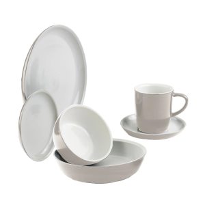 Corelle Dinnerware- Lightweight 6-piece Sprout Dinnerware Set , Service for 1