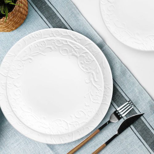 Corelle Dinnerware- Lightweight Bella Faenza 18-piece Dinnerware Set, Service for 6