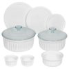 Corelle Dinnerware- Lightweight French White® 10-piece Round Bakeware Set