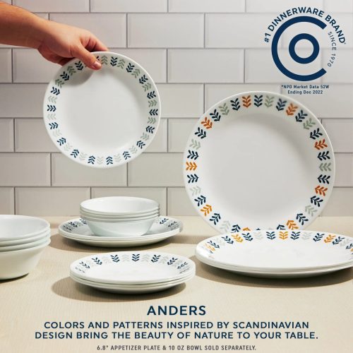 Corelle Dinnerware- Lightweight Anders 10-ounce Dip & Condiment Bowl