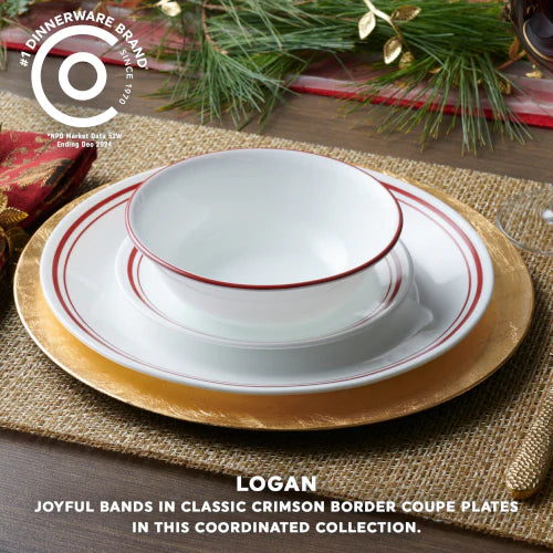 Corelle Dinnerware- Lightweight Logan 18-pc Dinnerware Set, Service for 6