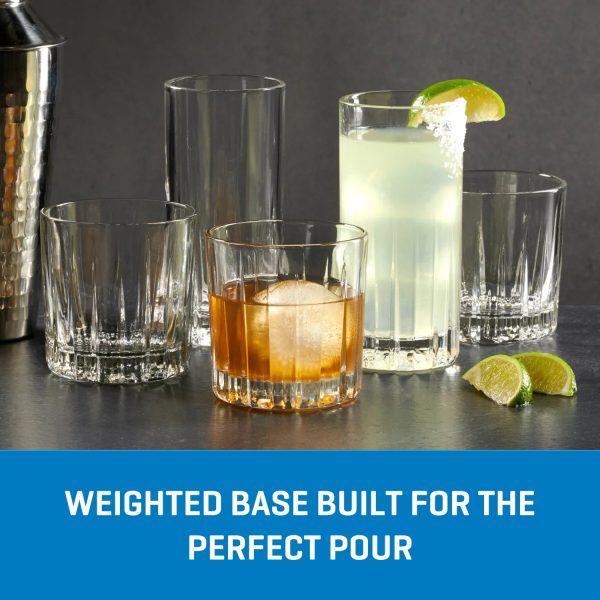 Corelle Dinnerware- Lightweight Traze PRE Highball Glasses (4-Pieces), 12-ounce, Dishwasher Safe Corelle Dinnerware- Lightweight Traze PRE Highball Glasses (4-Pieces), 12-ounce, Dishwasher Safe