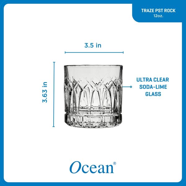 Corelle Dinnerware- Lightweight Traze PST Rocks Glasses (4-Pieces), 12-ounce, Dishwasher Safe Corelle Dinnerware- Lightweight Traze PST Rocks Glasses (4-Pieces), 12-ounce, Dishwasher Safe