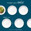 Corelle Dinnerware- Lightweight Winter Frost White 8.5 Salad Plates, 6-pack