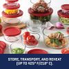 Corelle Dinnerware- Lightweight Anchor Hocking 26 Piece Glass Storage Containers with Lids (13 Glass Food Storage Containers & 13 Red SnugFit Lids) Corelle Dinnerware- Lightweight Anchor Hocking 26 Piece Glass Storage Containers with Lids (13 Glass Food Storage Containers & 13 Red SnugFit Lids)
