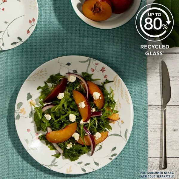 Corelle Dinnerware- Lightweight Wildflower Scatter 6.75 Appetizer Plate