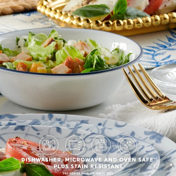 Corelle Dinnerware- Lightweight Darlington 18-ounce Cereal/Soup Bowl