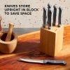 Corelle Dinnerware- Lightweight Halsted 7-piece Steak Knife Set