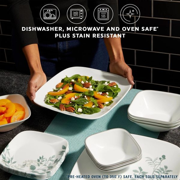 Corelle Dinnerware- Lightweight Amalie 10.5 Dinner Plate