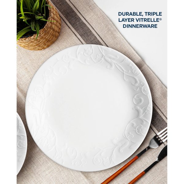 Corelle Dinnerware- Lightweight Bella Faenza 18-piece Dinnerware Set, Service for 6