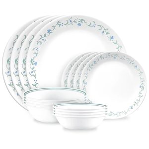 Corelle Dinnerware- Lightweight Bella Faenza 12-piece Dinnerware Set, Service for 4
