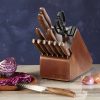 Corelle Dinnerware- Lightweight Signature Edge Walnut 13-piece Knife Block Set Corelle Dinnerware- Lightweight Signature Edge Walnut 13-piece Knife Block Set