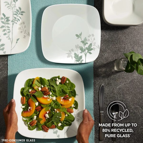Corelle Dinnerware- Lightweight Amalie 16-piece Dinnerware Set, Service for 4