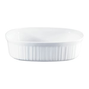 Corelle Dinnerware- Lightweight French White® 2.5-quart Round Baking Dish with Lid