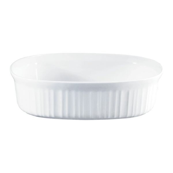 Corelle Dinnerware- Lightweight French White? 2.5-quart Oval Casserole Dish Corelle Dinnerware- Lightweight French White® 2.5-quart Oval Casserole Dish