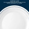 Corelle Dinnerware- Lightweight Caspian Lace 10.25 Dinner Plates, 6-pack