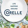 Corelle Dinnerware- Lightweight Ocean Blues 6.75 Appetizer Plate
