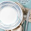 Corelle Dinnerware- Lightweight Ocean Blues 12-piece Dinnerware Set, Service for 4