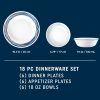 Corelle Dinnerware- Lightweight Acadia 18-piece Dinnerware Set, Service for 6 Corelle Dinnerware- Lightweight Acadia 18-piece Dinnerware Set, Service for 6