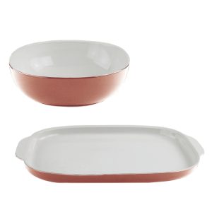 Corelle Dinnerware- Lightweight 2-piece Serving Set, Powder