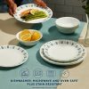 Corelle Dinnerware- Lightweight Anders 12-piece Dinnerware Set, Service for 4