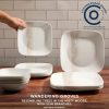 Corelle Dinnerware- Lightweight Square Wandering Grove 22-ounce Cereal Bowl
