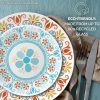 Corelle Dinnerware- Lightweight Global Collection Terracotta Dreams 6.75 Appetizer Plate