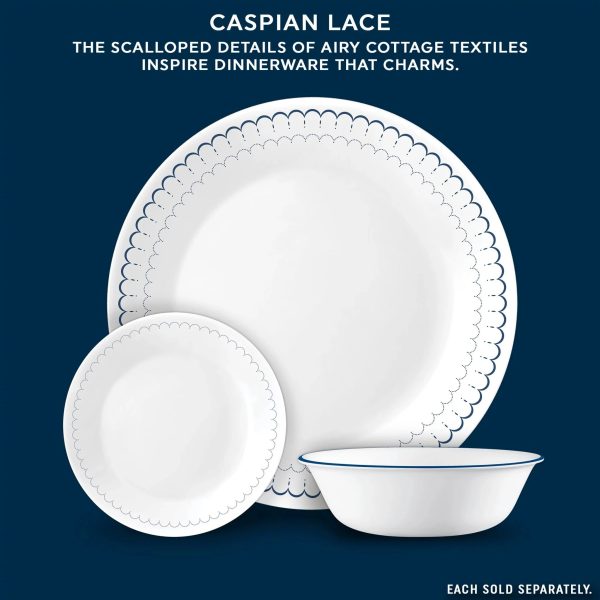 Corelle Dinnerware- Lightweight Caspian Lace 18-ounce Cereal Bowl