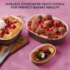 Corelle Dinnerware- Lightweight French Colors 10-piece Bakeware Set, Cabernet Corelle Dinnerware- Lightweight French Colors 10-piece Bakeware Set, Cabernet