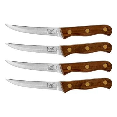 Corelle Dinnerware- Lightweight Walnut Tradition® 4-piece Steak Knife Set